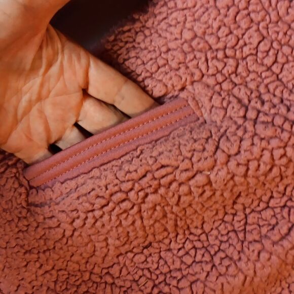 Cuddly Sherpa Girl's Quarter Zip Sweatshirt - Picture 6 of 7